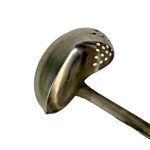 Straining Ladle Martha Stewart Collection Stainless Steel Perforated 13" Utensil
